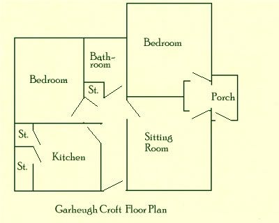Floor Plan for Garheugh Croft, Port William